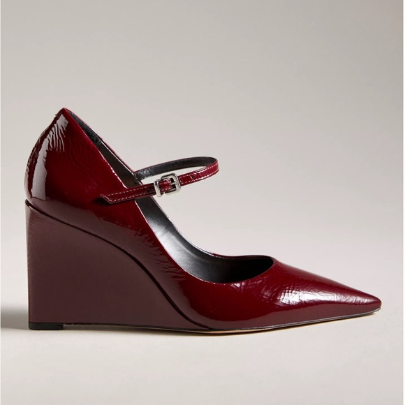 Maeve The Sibley Mary Jane Wedge Heels NWOB size 37/6.5 - Picture 5 of 10